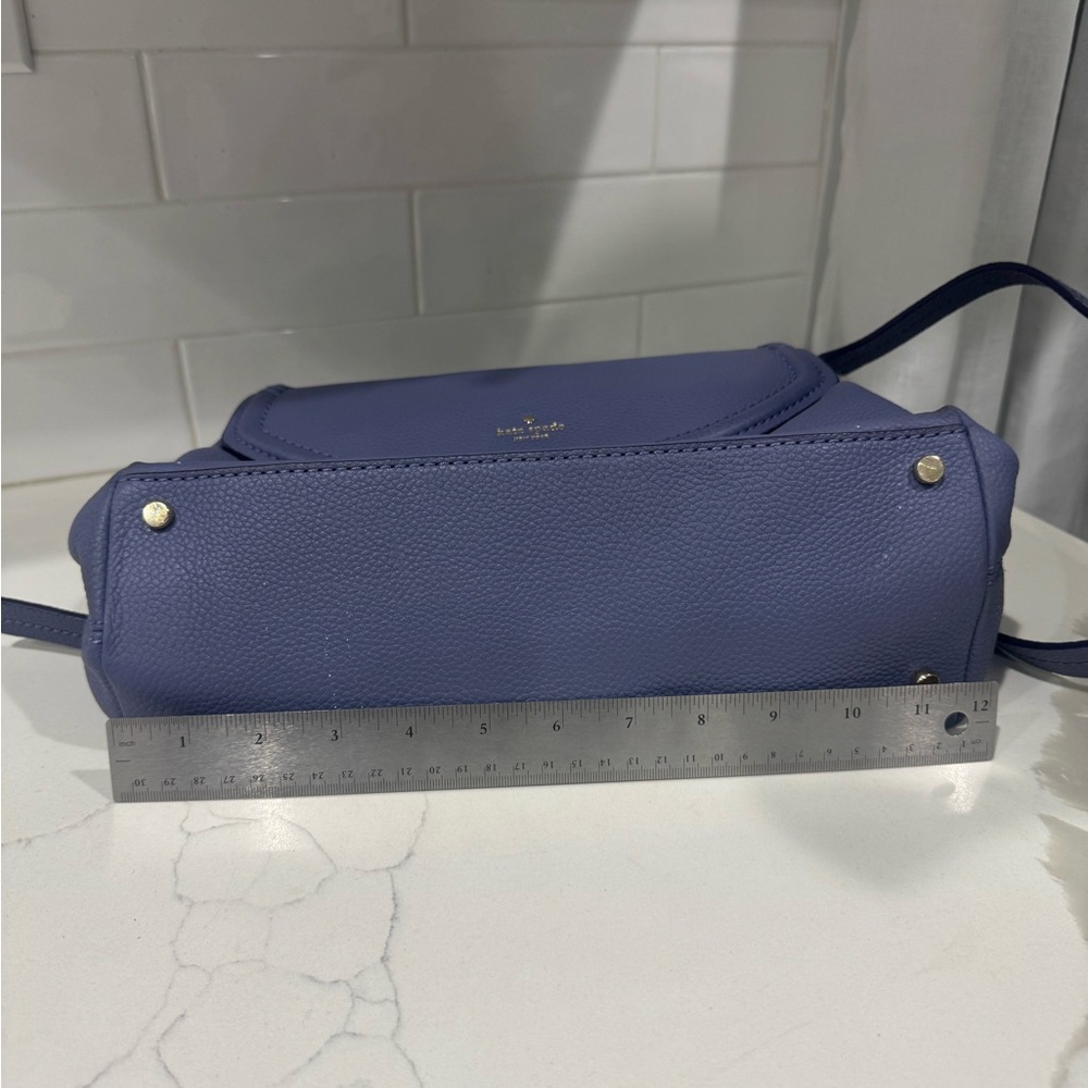 kate spade Lavender Blue Leather Top-Handle Satchel with Tassel - Picture 7 of 8